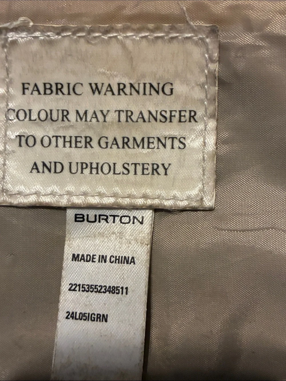 Burton Casual Brown Corduroy Large Messenger Crossbody Bag Striped Accent/Strap